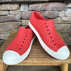 Native Shoes J6 Junior Youth Jefferson Water Red Slip On Sneaker Hiking Beach